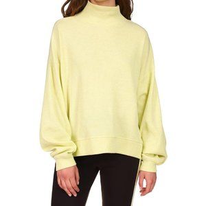 SANCTUARY Easy Winter Waffle Knit Mock Neck Sweater Top NWT